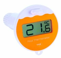 TFA Dostmann Funk Poolthermometer Marbella TFA 30.3066 Schwimmbadthermometer -TFA Dostmann Speichern Marbella Schwimmsender JM