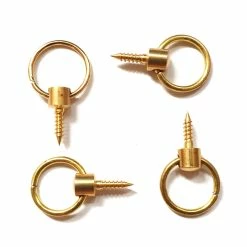 TFA Dostmann Sonderposten Messing Aufhänger Mit Beweglicher Öse K1.100581 Bastelzubehör