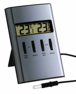 TFA Dostmann Temperatur-Messgerät TFA 30.1029 Für 2 Temperaturen Sehr Genau