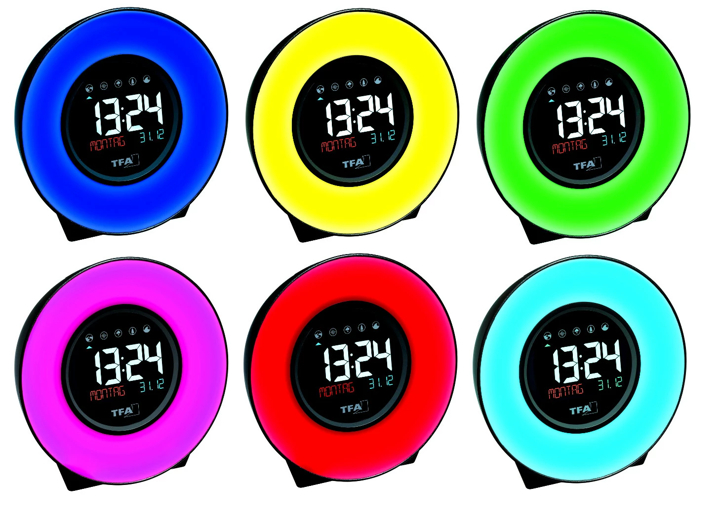 TFA Dostmann Multi-Funktions-Lichtwecker MOODLIGHT TFA 60.2023.02 Mit Naturgeräuschen Und Farbwechsel Stimmungsli 3 TFA Dostmann Multi-Funktions-Lichtwecker MOODLIGHT TFA 60.2023.02 Mit Naturgeräuschen Und Farbwechsel Stimmungsli