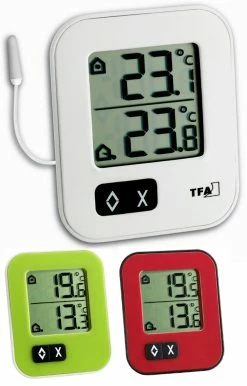 TFA Dostmann Digitales Innen-Außen-Thermometer MOXX TFA 30.1043 In Mehreren Farben