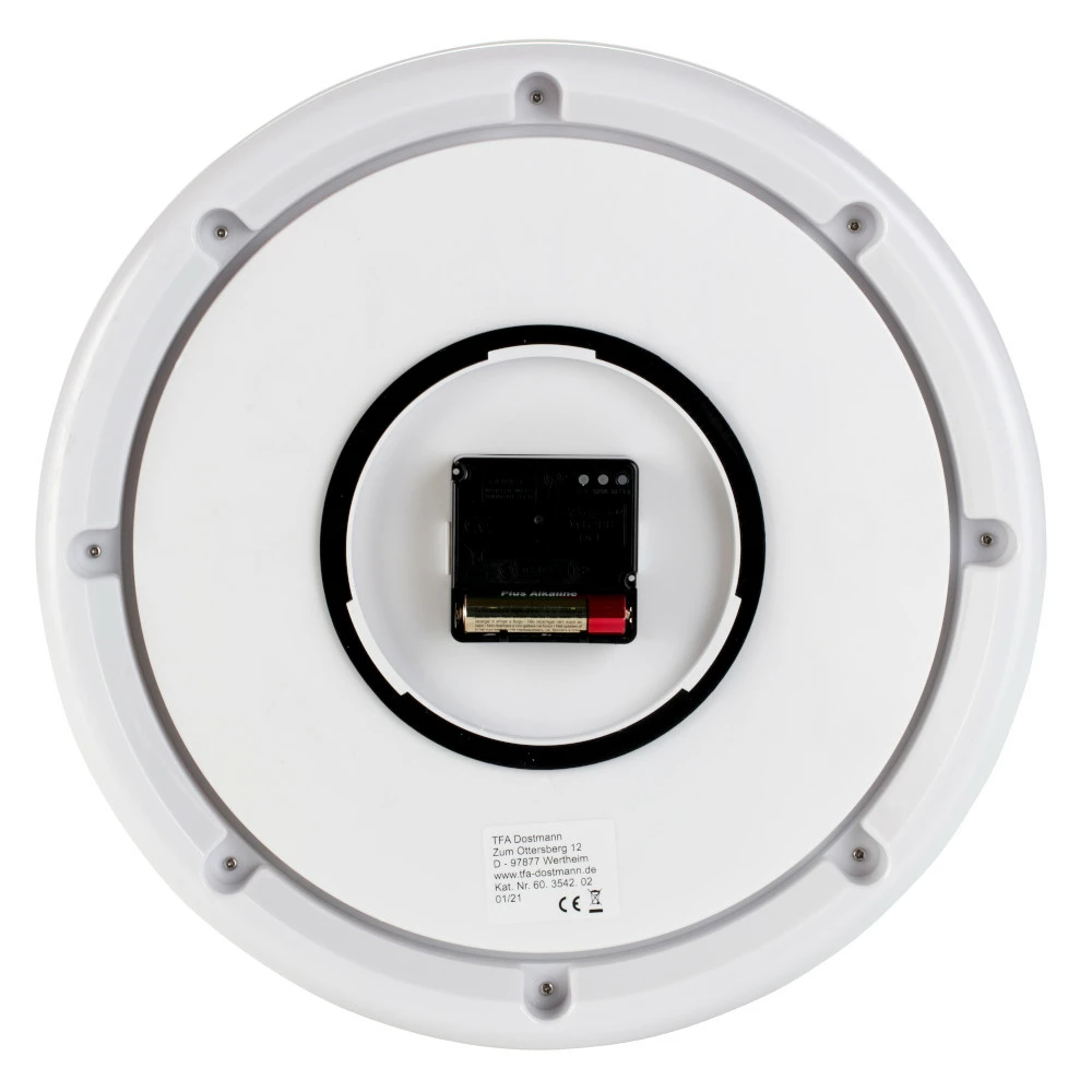 TFA Dostmann Funk-Wanduhr Outdoor TFA 60.3542.02 Spritzwassergeschützt 305 Mm 6 TFA Dostmann Funk-Wanduhr Outdoor TFA 60.3542.02 Spritzwassergeschützt 305 Mm – Bild 4