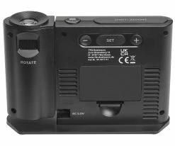 TFA Dostmann TFA-Dostmann Funk-Projektionswecker Mit Raumklima TFA 60.5017.01 -TFA Dostmann Speichern Projektionswecker 60 5017 hinten