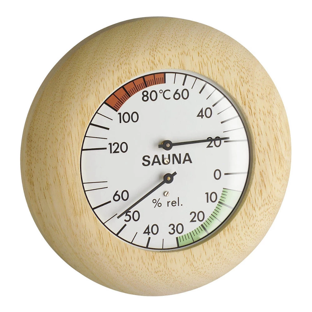 TFA Dostmann TFA 40.1028 Sauna-Thermometer Abachi Echtholz Hygrometer 3 TFA Dostmann TFA 40.1028 Sauna-Thermometer Abachi Echtholz Hygrometer