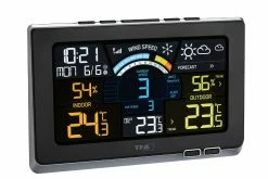 TFA Dostmann Spring Breeze Plus TFA 35.1140.01.Plus Funk Wetterstation Windmesser Farbdisplay