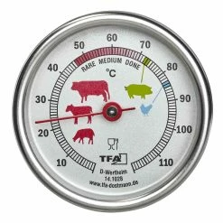 TFA Dostmann Analoges Bratenthermometer TFA 14.1028 Einstichthermometer Küchenhelfer