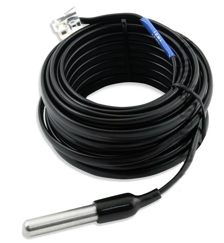 Davis Externer Edelstahl-Temperaturfühler 6475 Mit RJ11 Stecker 3 Davis Externer Edelstahl-Temperaturfühler 6475 Mit RJ11 Stecker