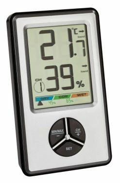 TFA Dostmann Digitales Thermo-Hygrometer TFA 30.5045.54 Raumklimakontrolle