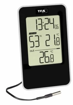 TFA Dostmann Digitales Thermo-Hygrometer TFA 30.5048.01 Raumklimakontrolle
