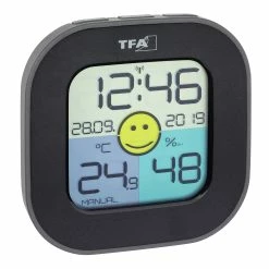 TFA Dostmann Digitales Thermo-Hygrometer FUN TFA 30.5050 Farbiges Display
