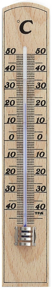 TFA Dostmann TFA-Dostmann Innenthermometer Aus Massiver Buche TFA 12.1004 Made In Germany