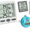 TFA Dostmann Funkthermometer Trio Plus TFA 30.3062.Plus Poolthermometer -TFA Dostmann Speichern Trio Plus alle