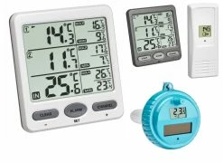 TFA Dostmann Funkthermometer Trio Plus TFA 30.3062.Plus Poolthermometer
