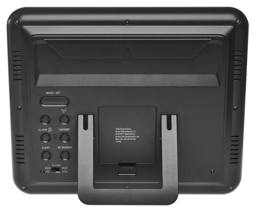 TFA Dostmann Funk Wanduhr TFA 60.4518.08 Funkwanduhren Digital Temperatur 5 TFA Dostmann Funk Wanduhr TFA 60.4518.08 Funkwanduhren Digital Temperatur – Bild 3