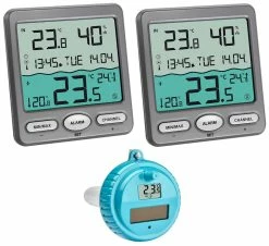 TFA Dostmann Funk-Poolthermometer Venice Plus TFA 30.3056.10.Plus Schwimmbadthermometer