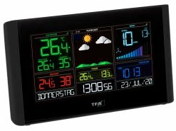 TFA Dostmann WLAN Funk-Wetterstation View Breeze TFA 35.8001.01 Funk Windmesser Farbdisplay