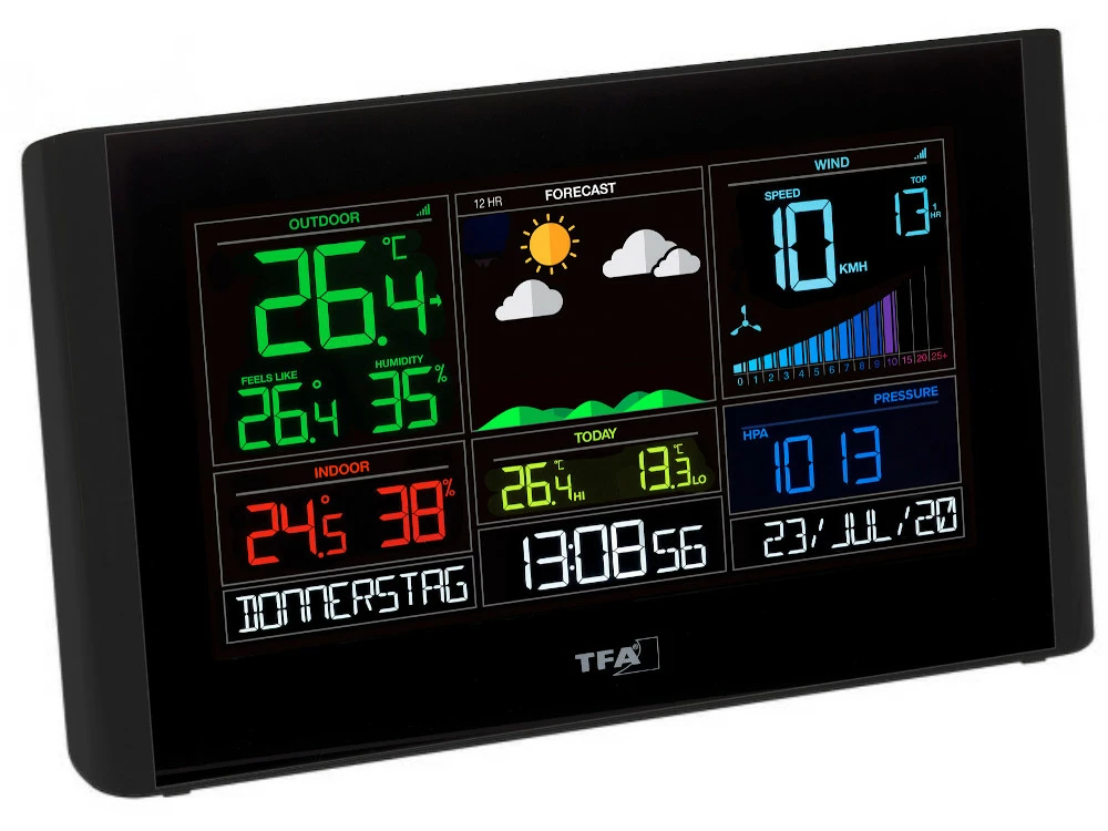 TFA Dostmann Funk-Wetterstation View Breeze Plus TFA 35.8001.01.99 Funk Windmesser Farbdisplay Poolthermometer 3 TFA Dostmann Funk-Wetterstation View Breeze Plus TFA 35.8001.01.99 Funk Windmesser Farbdisplay Poolthermometer