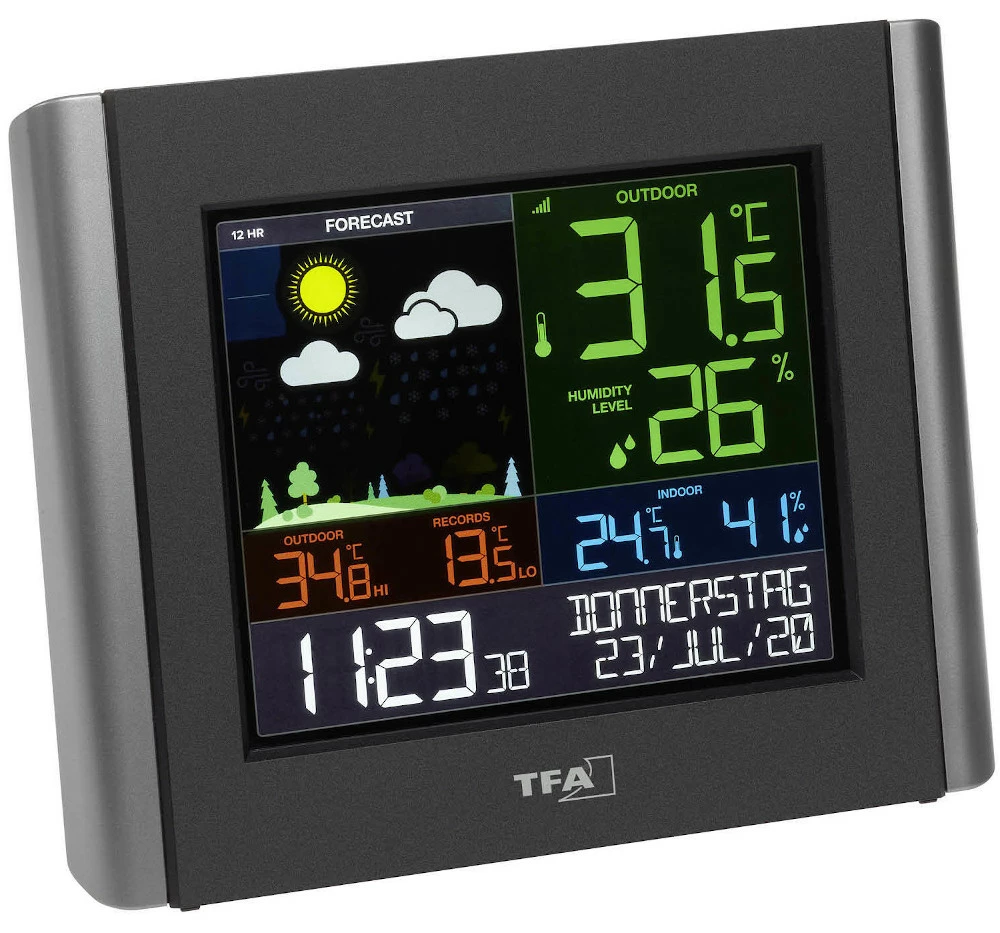 TFA Dostmann Funk-Wetterstation View Meteo TFA 35.8000.01 WLAN Farbdisplay 3 TFA Dostmann Funk-Wetterstation View Meteo TFA 35.8000.01 WLAN Farbdisplay