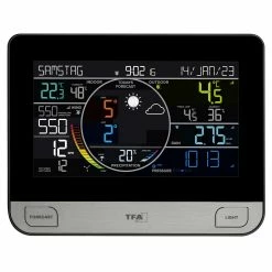 TFA Dostmann Funk-Wetterstation VIEW PRO TFA 35.8003.01 Mit WLAN Windmesser Regenmesser Thermo-Hygro Sender 13 TFA Dostmann Funk-Wetterstation VIEW PRO TFA 35.8003.01 Mit WLAN Windmesser Regenmesser Thermo-Hygro Sender -TFA Dostmann Speichern View Pro 35 8003 DP frontal