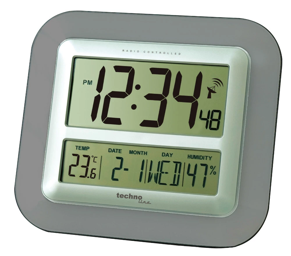 Technoline Jumbo-Funk-Wanduhr WS 8006 3 Technoline Jumbo-Funk-Wanduhr WS 8006