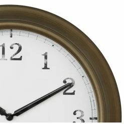 TFA Dostmann TFA 60.3066.53 Retro Metall-Wanduhr Outdoor Spritzwassergeschützt 387 Mm -TFA Dostmann Speichern Wanduhr 60 3066 53 detail