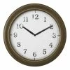 TFA Dostmann TFA 60.3066.53 Retro Metall-Wanduhr Outdoor Spritzwassergeschützt 387 Mm