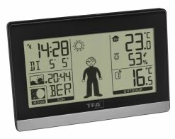 TFA Dostmann Funk-Wetterstation Weather Boy Mega TFA 35.1159.99 Funkuhr 2 Display Digital -TFA Dostmann Speichern Weatherboy 35 1159 01