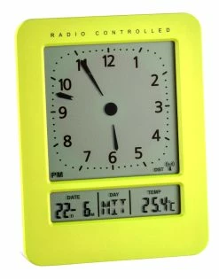 TFA Dostmann Digitaler Funkwecker TFA 60.2530.04 Mit 2 Alarmzeiten Reisewecker