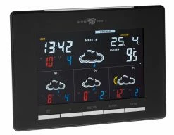 TFA Dostmann TFA 35.5059.01.IT Lux Color Satellitengestützte Funk-Wetterstation Mit Farbdisplay WETTERdirekt