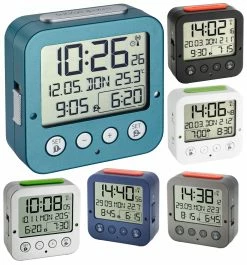 TFA Dostmann Funk-Wecker Bingo TFA 60.2528 Reisewecker 2 Alarme Beleuchtung