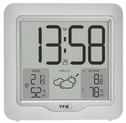 TFA Dostmann TFA 35.1164.02 Metro Plus Funk-Wetterstation Wettervorhersage