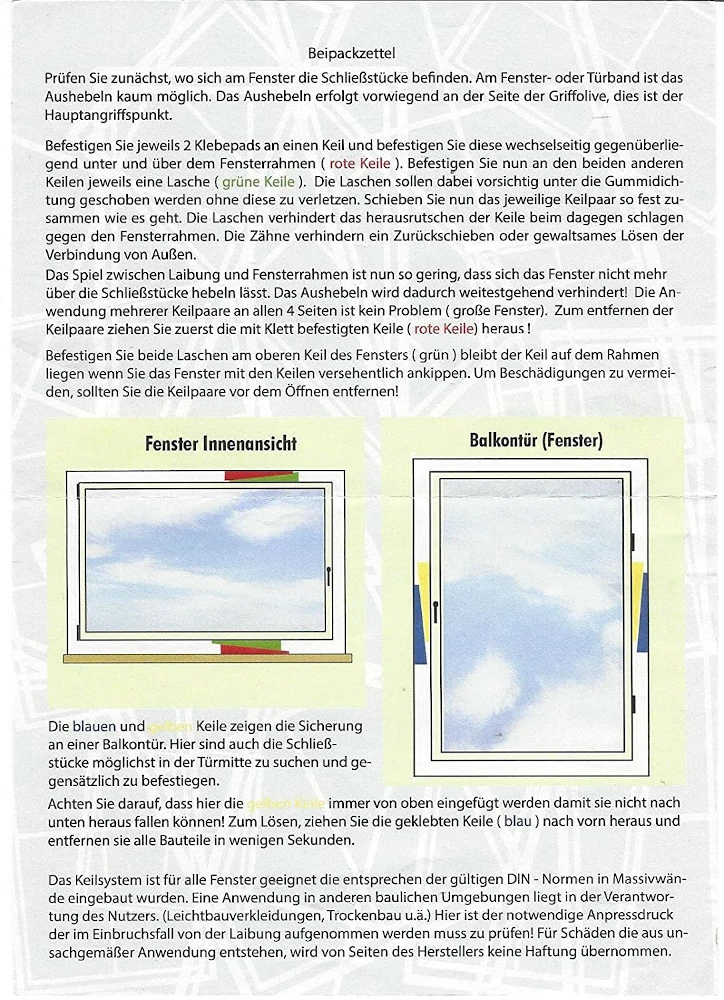 Sitback Fenstersicherung Einbruchschutz Aufhebelschutz Multi Paul 5 Sitback Fenstersicherung Einbruchschutz Aufhebelschutz Multi Paul – Bild 3