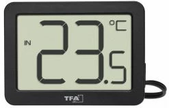 TFA Dostmann TFA 30.1066.01 Digitales Innen Außen Thermometer Kabelfühler Universalthermometer