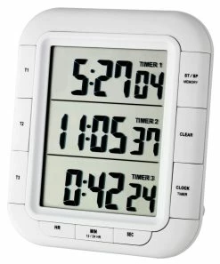 TFA Dostmann Digitaler 3-fach-Timer TRIPLE TIME XL TFA 38.2023