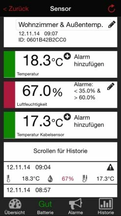 TFA Dostmann TFA 31.4000.99 Hochwasser Überwachungsset Mit Dem Handy -TFA Dostmann Speichern weatherhub6fU3HX2wIqr0YS